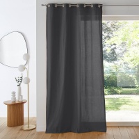 Штора С люверсами 100 хлопок Scenario 350 x 135 см серый LA REDOUTE INTERIEURS  фото, kupilegko.ru